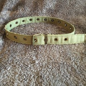 Olive green belt